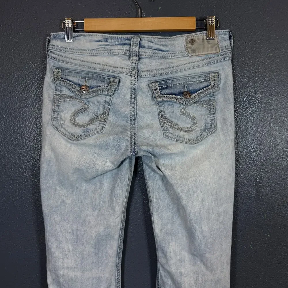 Silver Jeans 31/32 women’s blue denim jeans vintage y2k 00’ pants suki mid boot